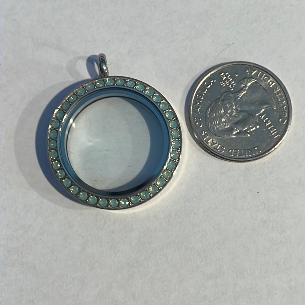 Origami owl large opal living locket